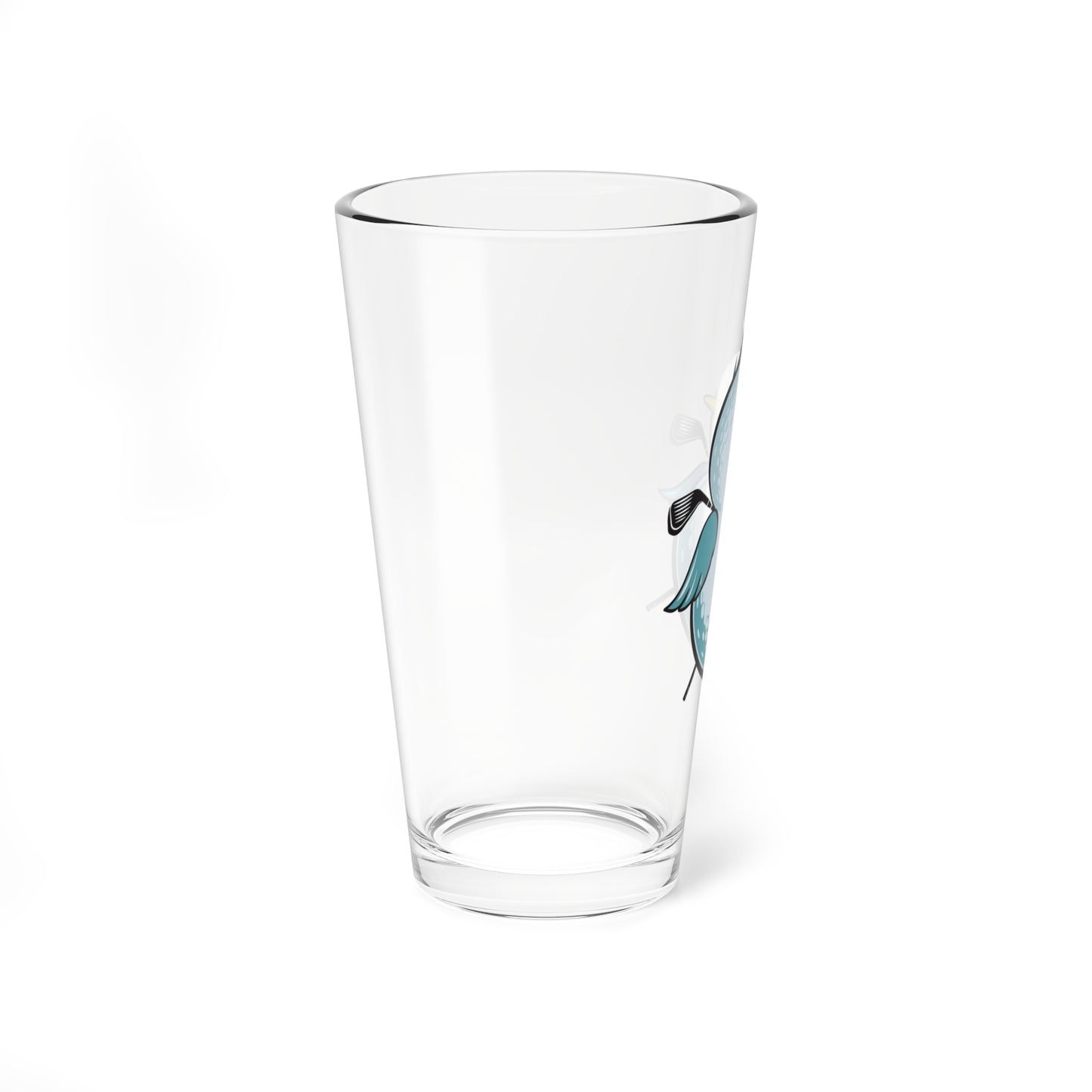 Birdie Snowman Pint Glass
