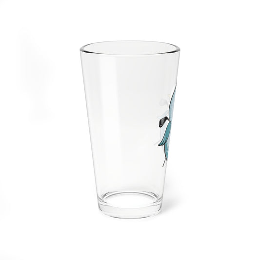 Birdie Snowman Pint Glass