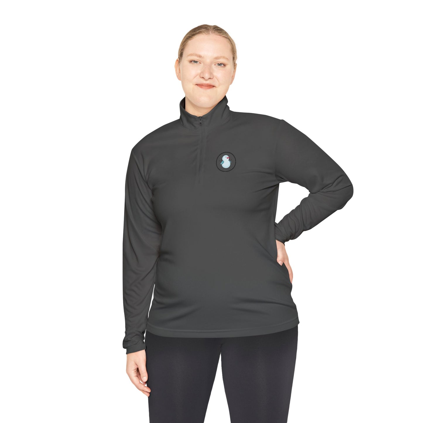 Birdie Snowman Unisex Quarter-Zip Pullover
