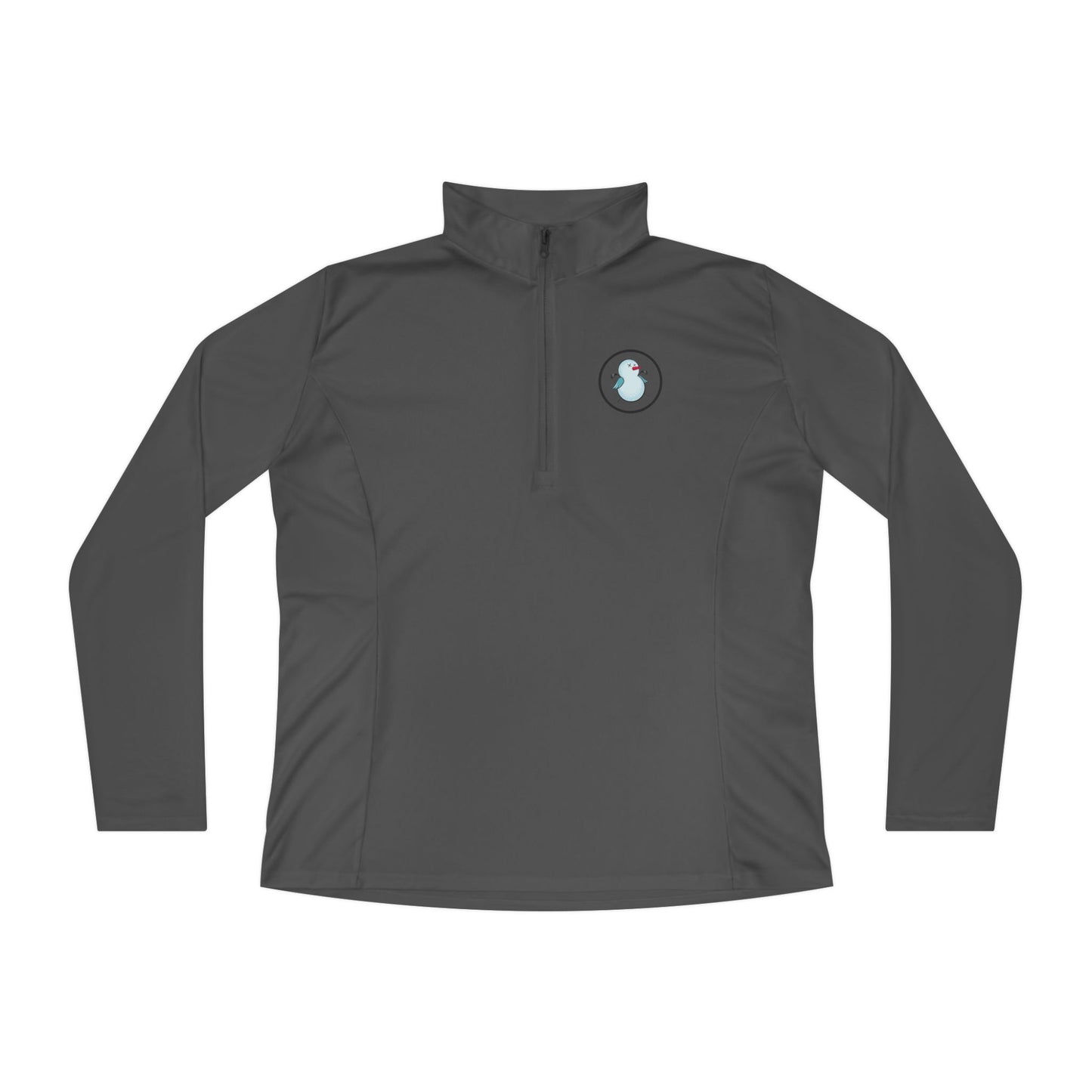 Birdie Snowman Ladies Performance Quarter-Zip Pullover
