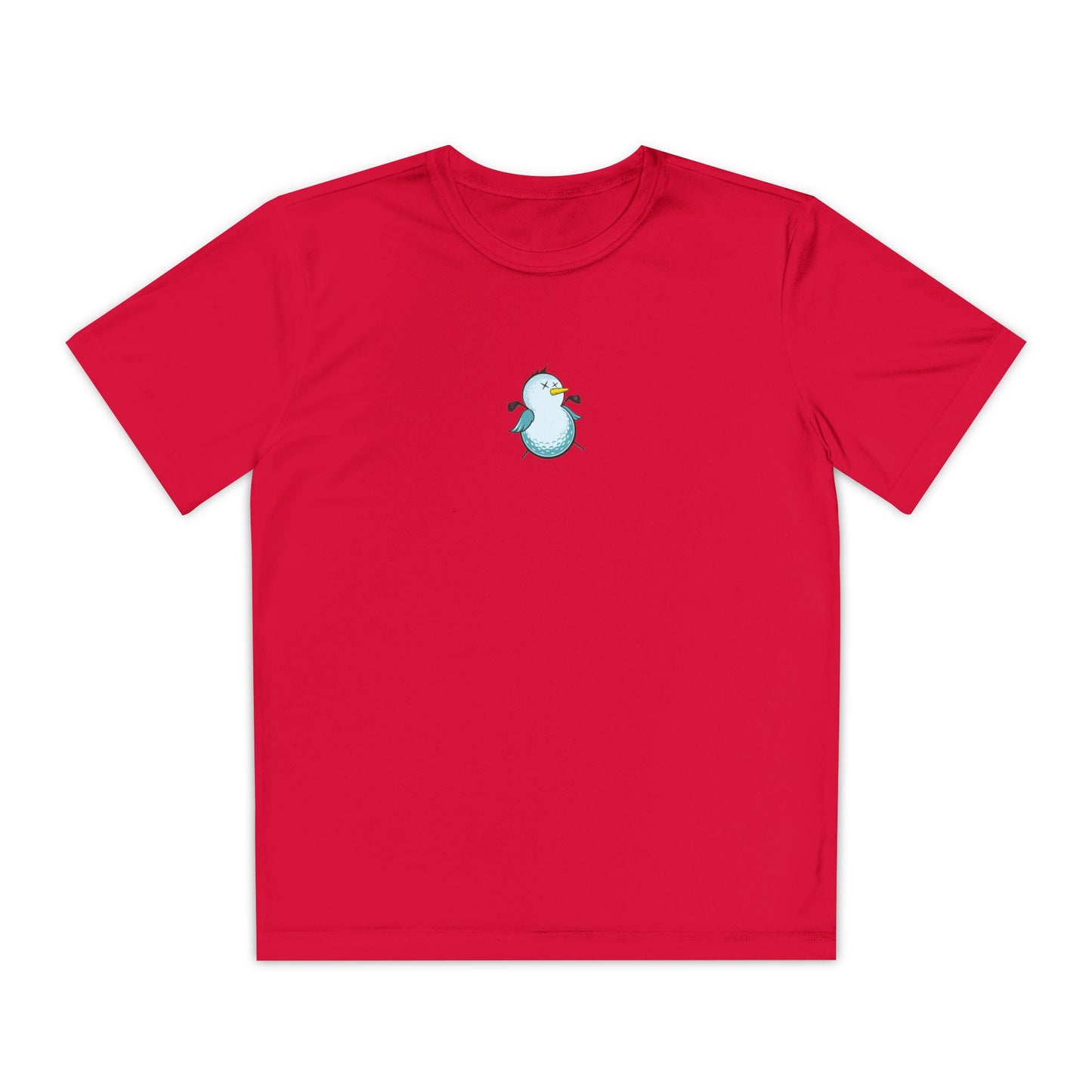 Birdie Snowman Youth Sports Tee