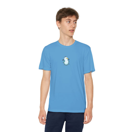 Birdie Snowman Youth Sports Tee