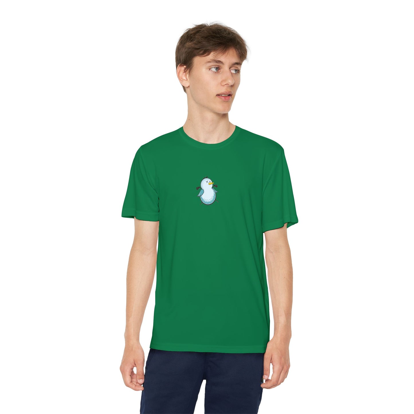 Birdie Snowman Youth Sports Tee