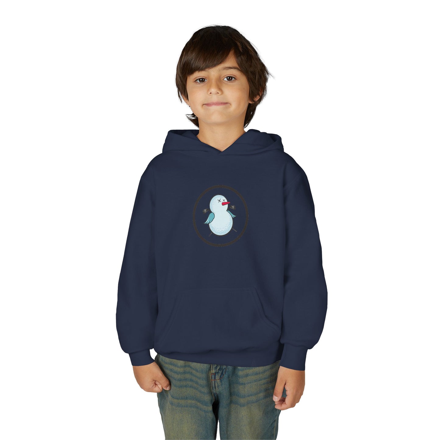 Birdie Snowman Youth Hoodie
