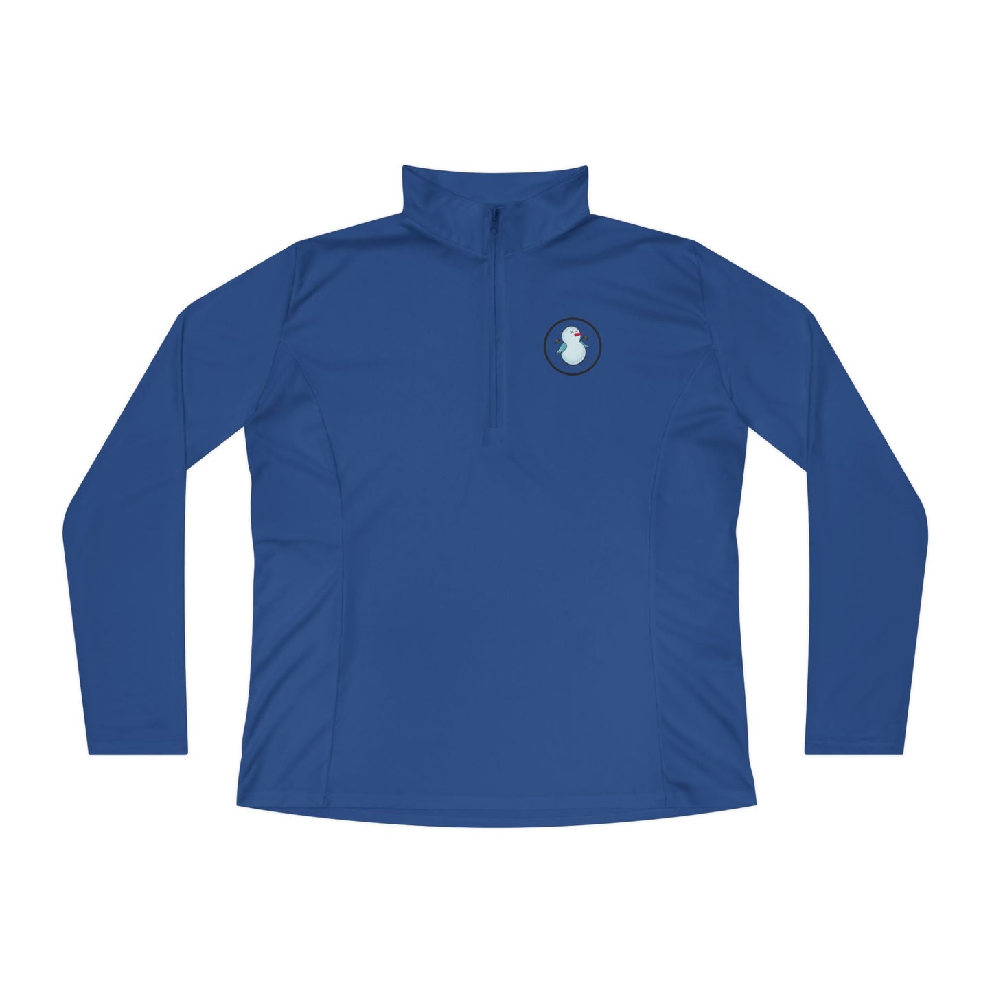 Birdie Snowman Ladies Performance Quarter-Zip Pullover
