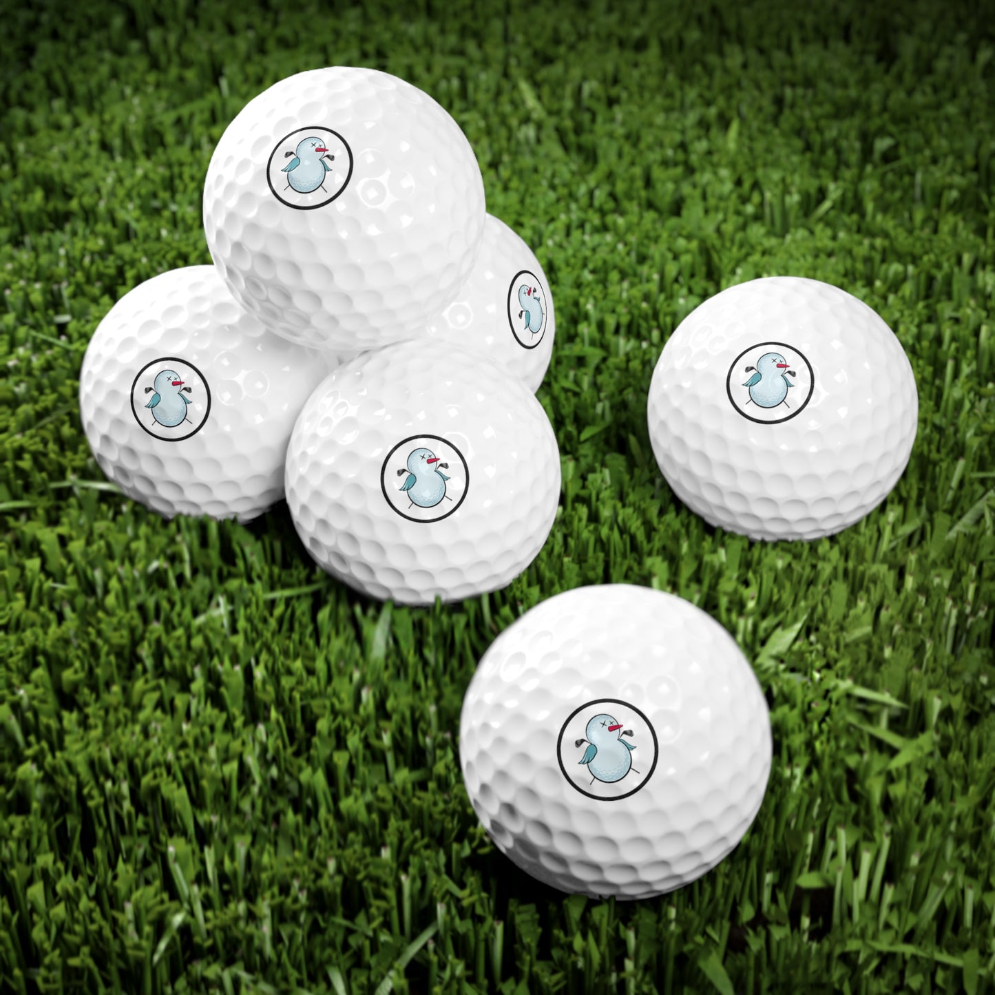 Golf Balls, Fun Snowman Design for Holiday Gift, Golf Enthusiasts, Stocking Stuffers, Unique Golf Gifts, Winter Sports