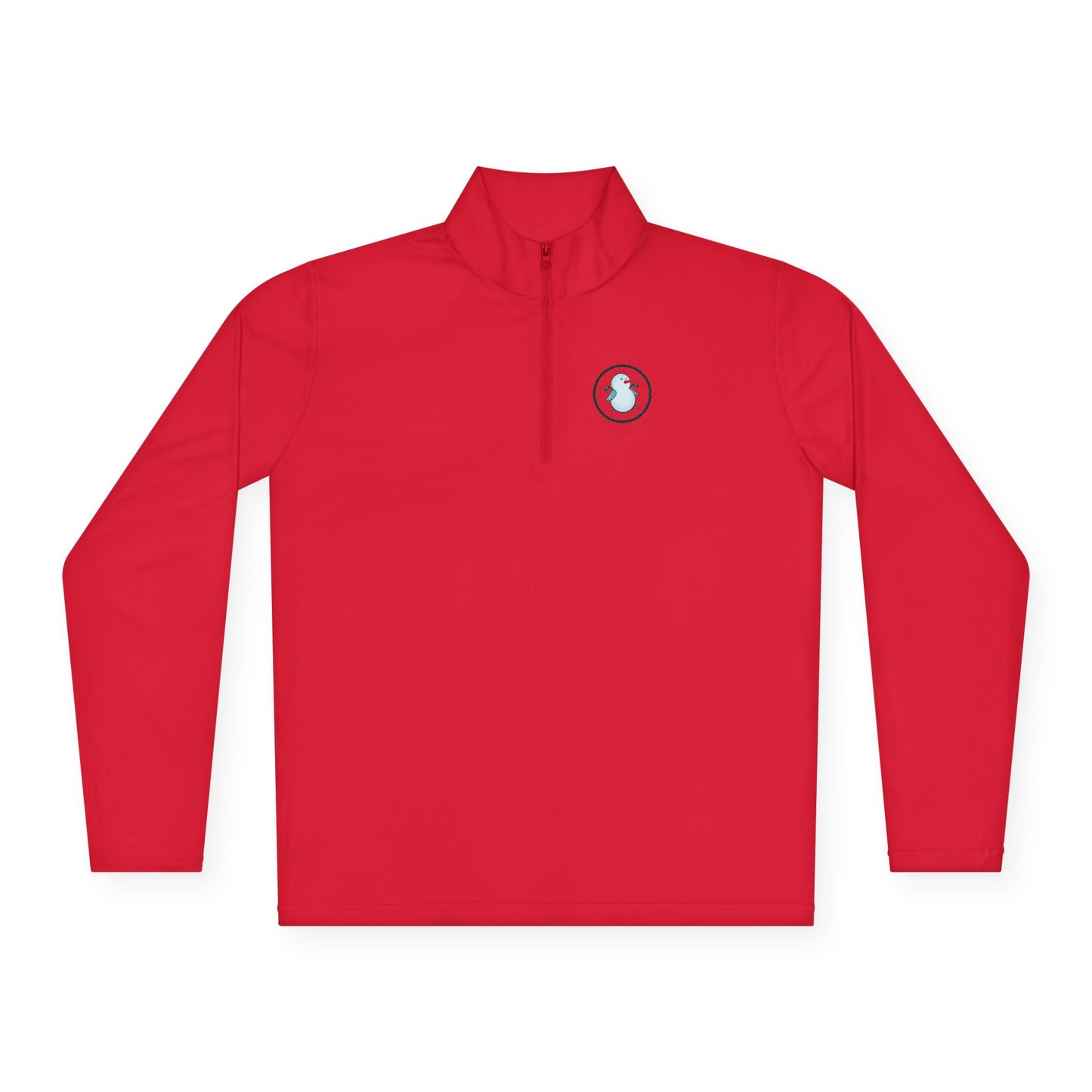 Birdie Snowman Unisex Quarter-Zip Pullover