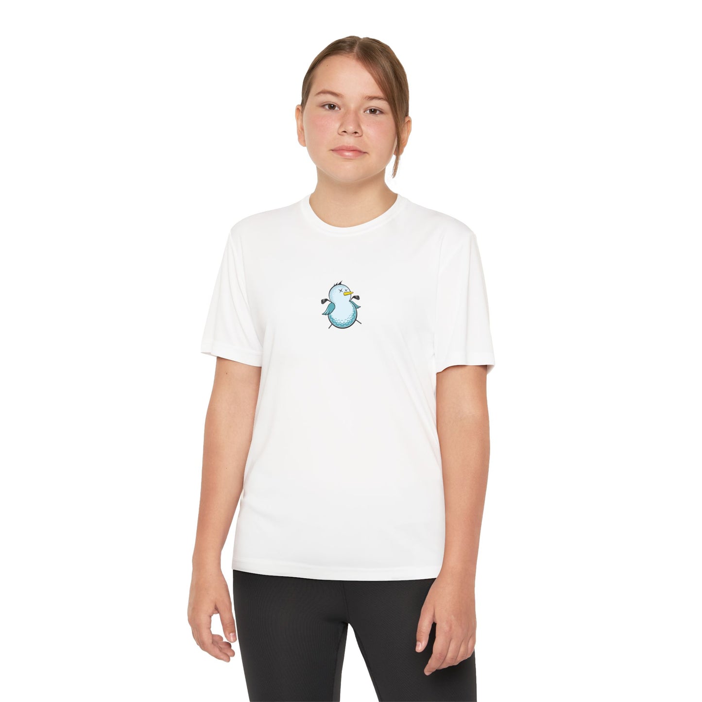Birdie Snowman Youth Sports Tee