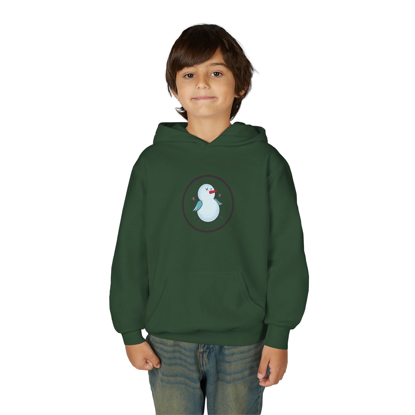 Birdie Snowman Youth Hoodie