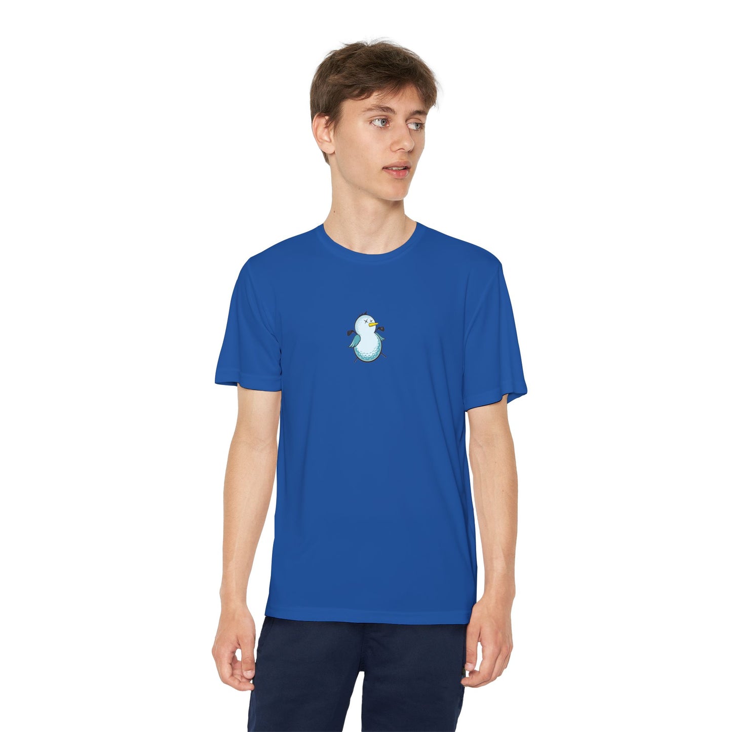 Birdie Snowman Youth Sports Tee