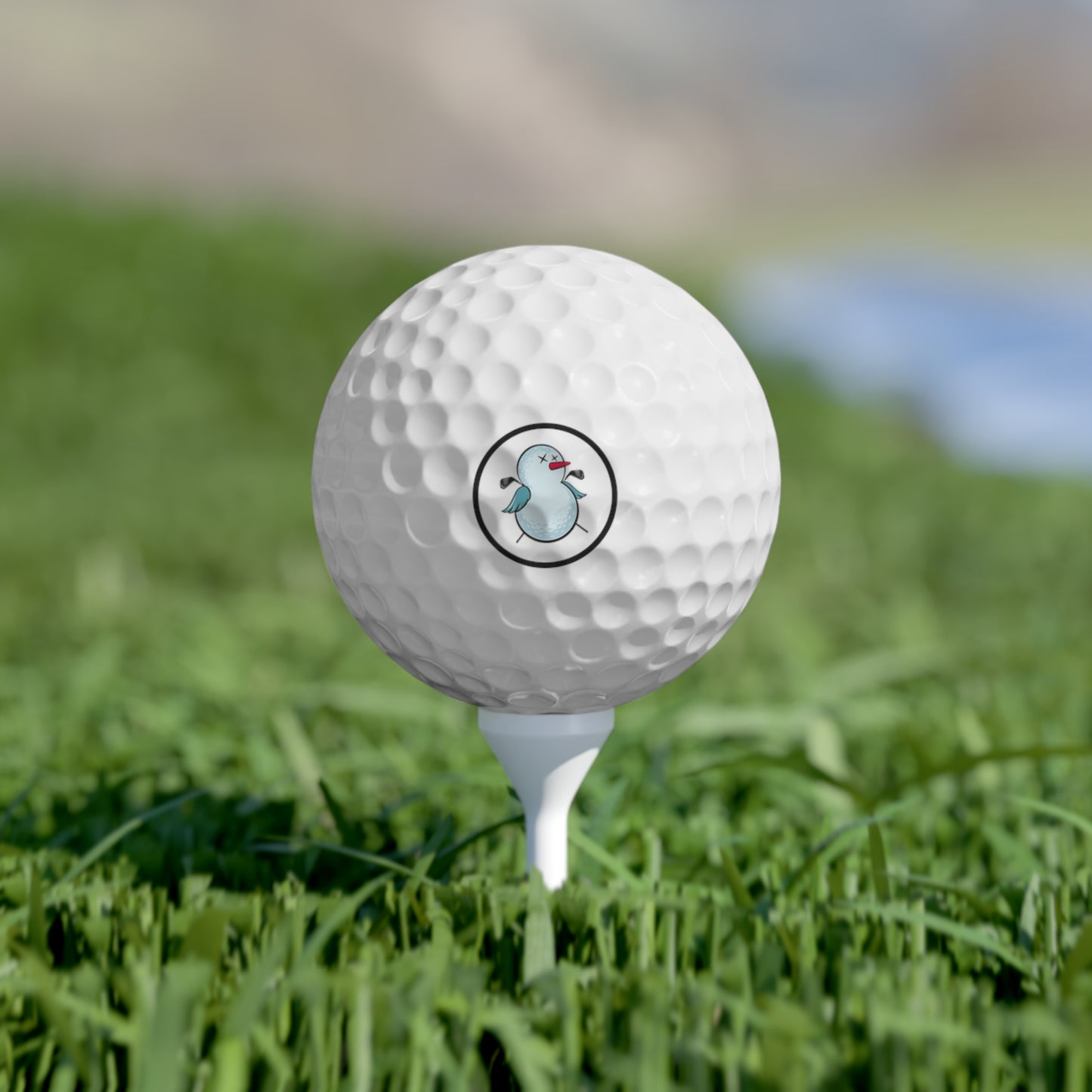 Golf Balls, Fun Snowman Design for Holiday Gift, Golf Enthusiasts, Stocking Stuffers, Unique Golf Gifts, Winter Sports