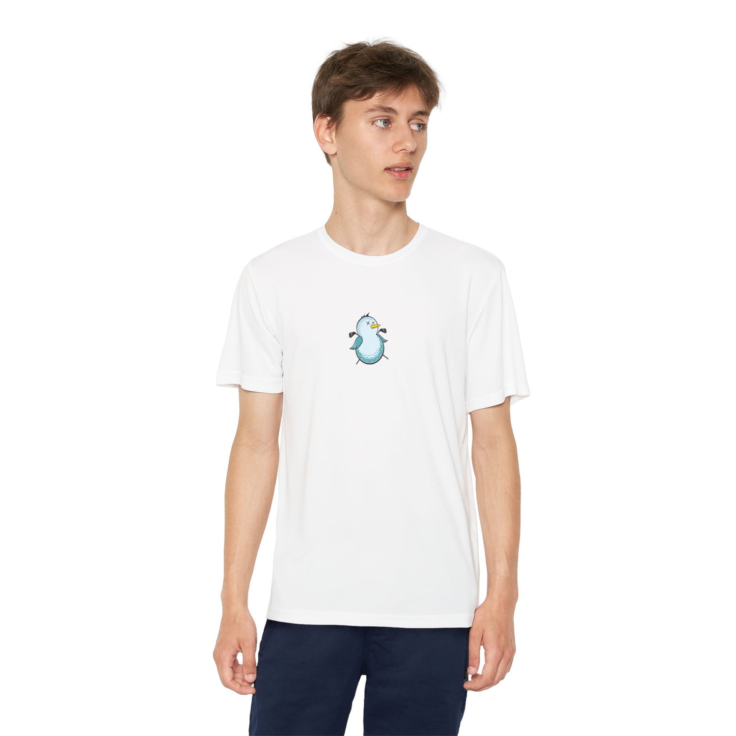 Birdie Snowman Youth Sports Tee