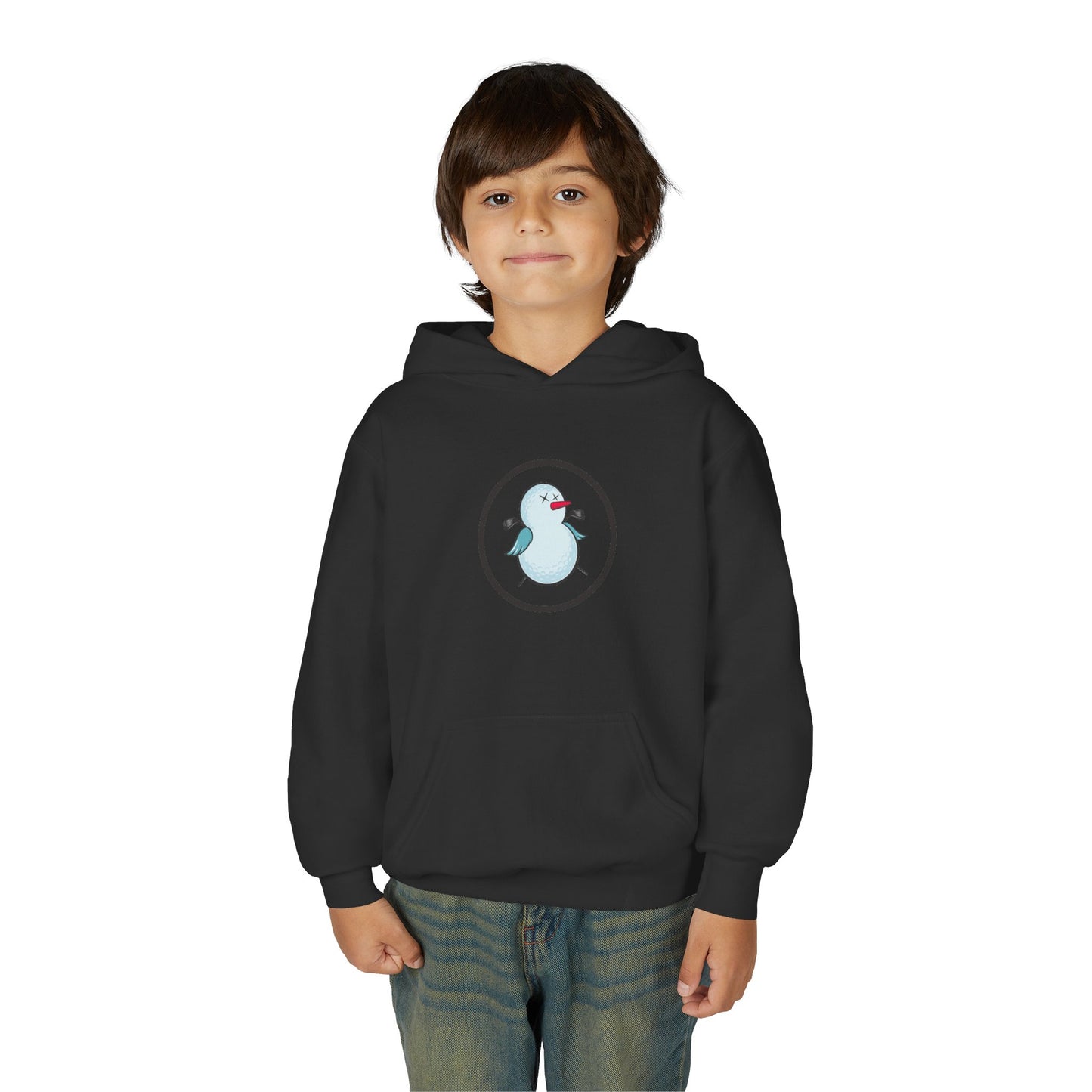 Birdie Snowman Youth Hoodie