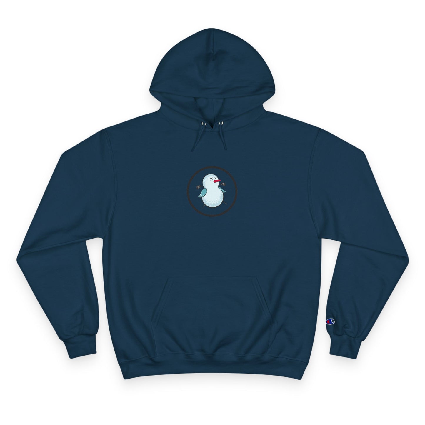 Birdie Snowman Champion Unisex Hoodie