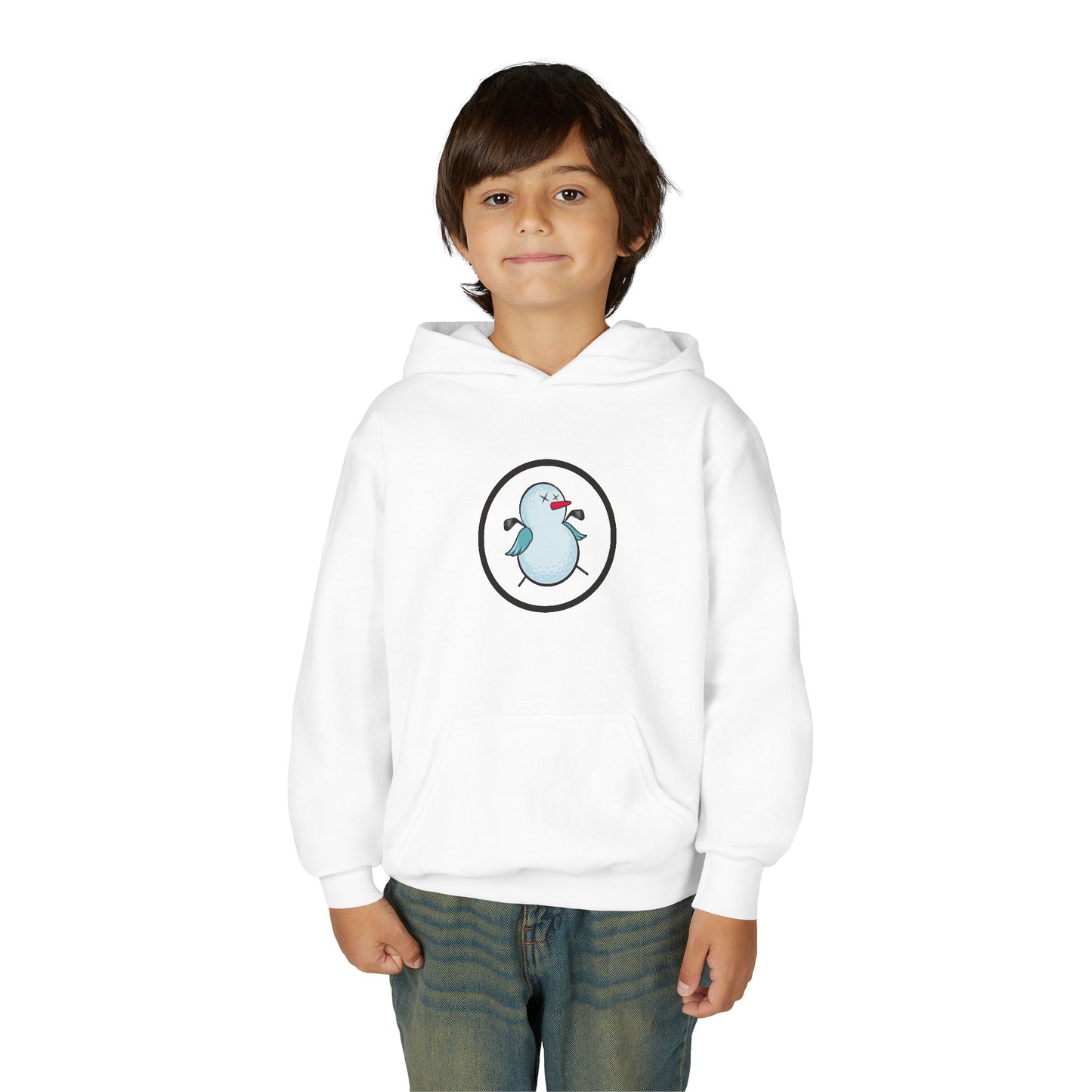 Birdie Snowman Youth Hoodie