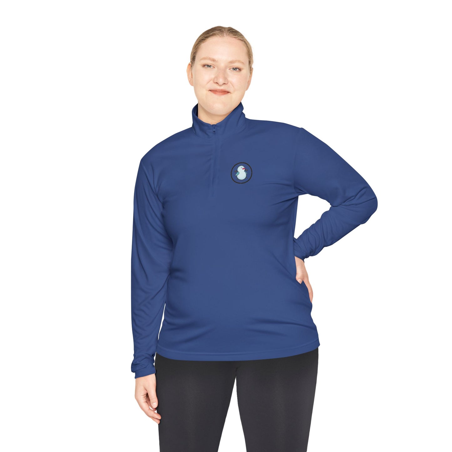 Birdie Snowman Unisex Quarter-Zip Pullover