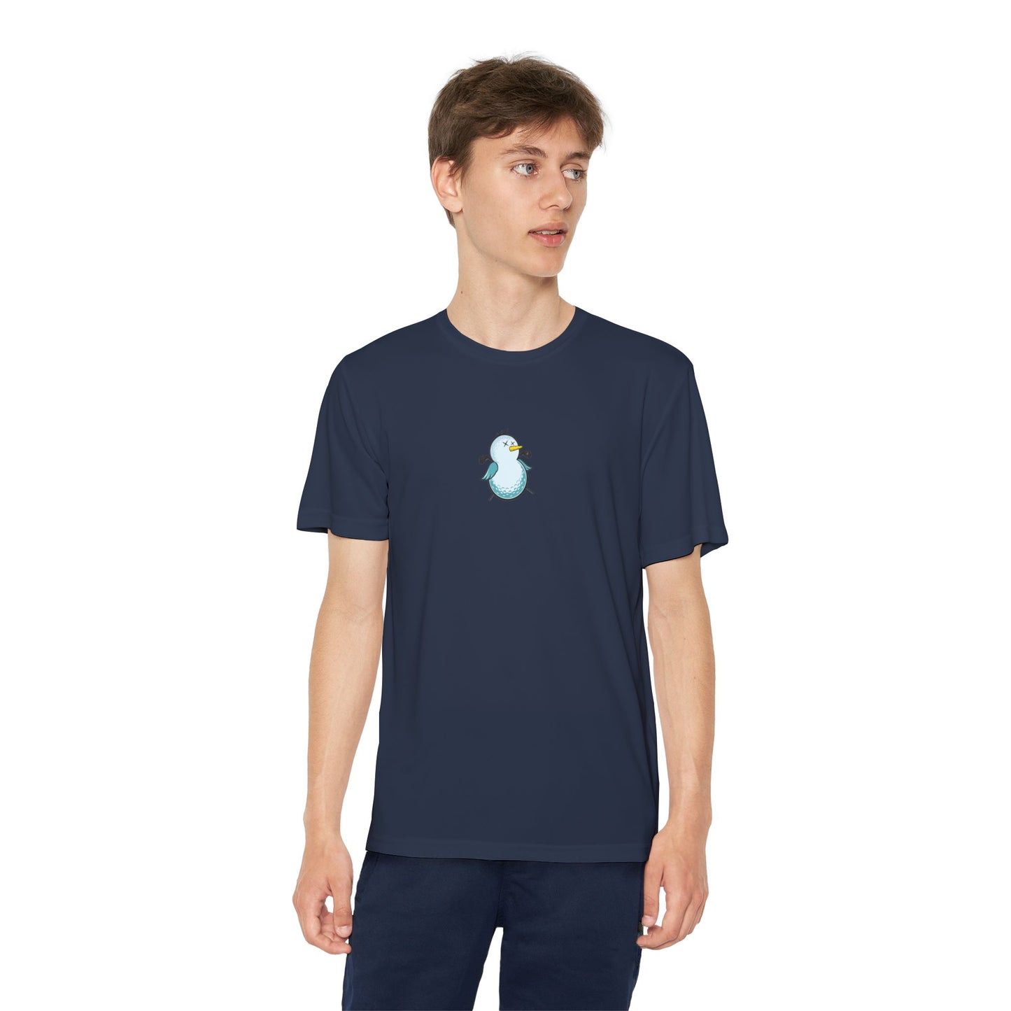 Birdie Snowman Youth Sports Tee