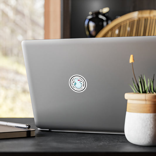 Quirky Bird Vinyl Decals - Fun Home Decor, Unique Stickers for Golf Lovers, Playful Gifts, Wall Art, Car Accessories