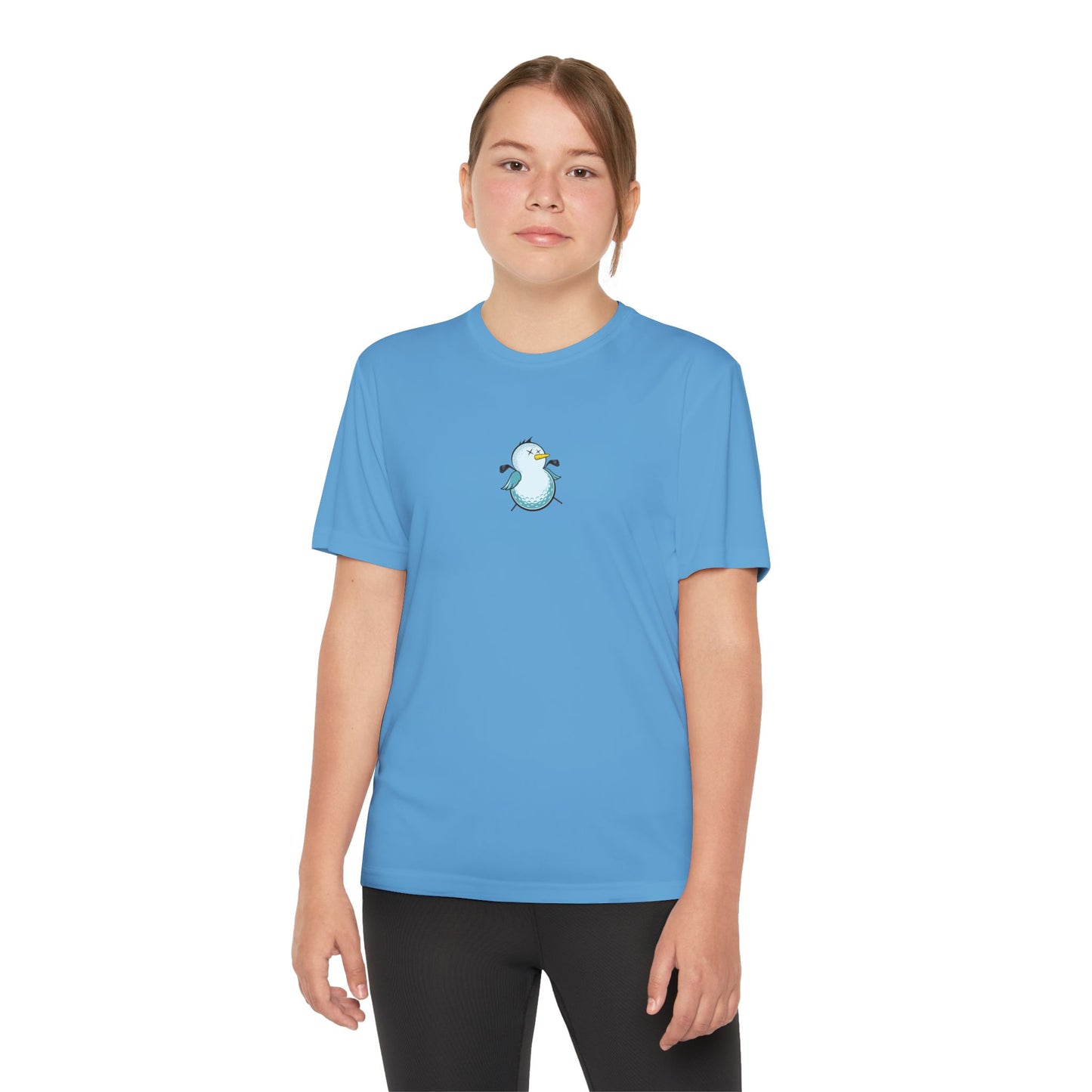 Birdie Snowman Youth Sports Tee