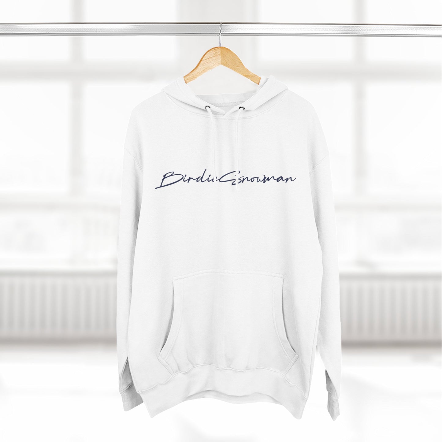 Birdie Snowman Three-Panel Hoodie